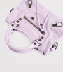 Balenciaga Purple Mini Leather Le City Top-Handle Bag