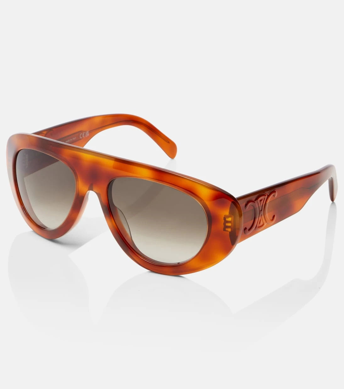 Celine Eyewear - Triomphe Stamp aviator sunglasses