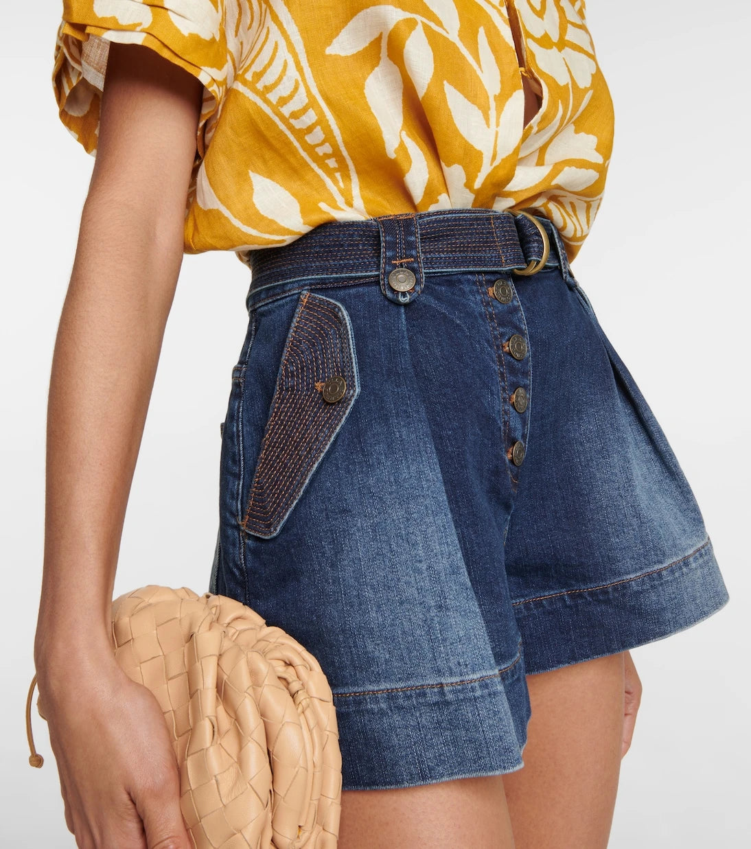 Ulla Johnson - Theta denim shorts