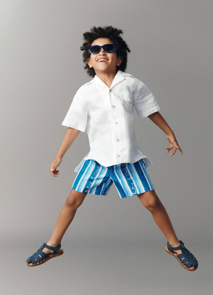Dolce&Gabbana Kids - شورت سباحة مطبوع