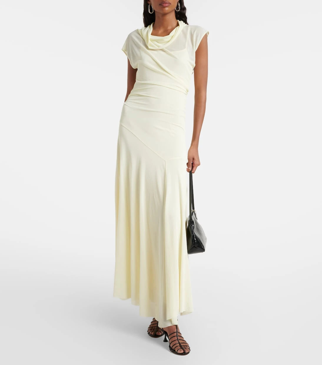 Proenza Schouler - Tamara draped crêpe jersey maxi dress