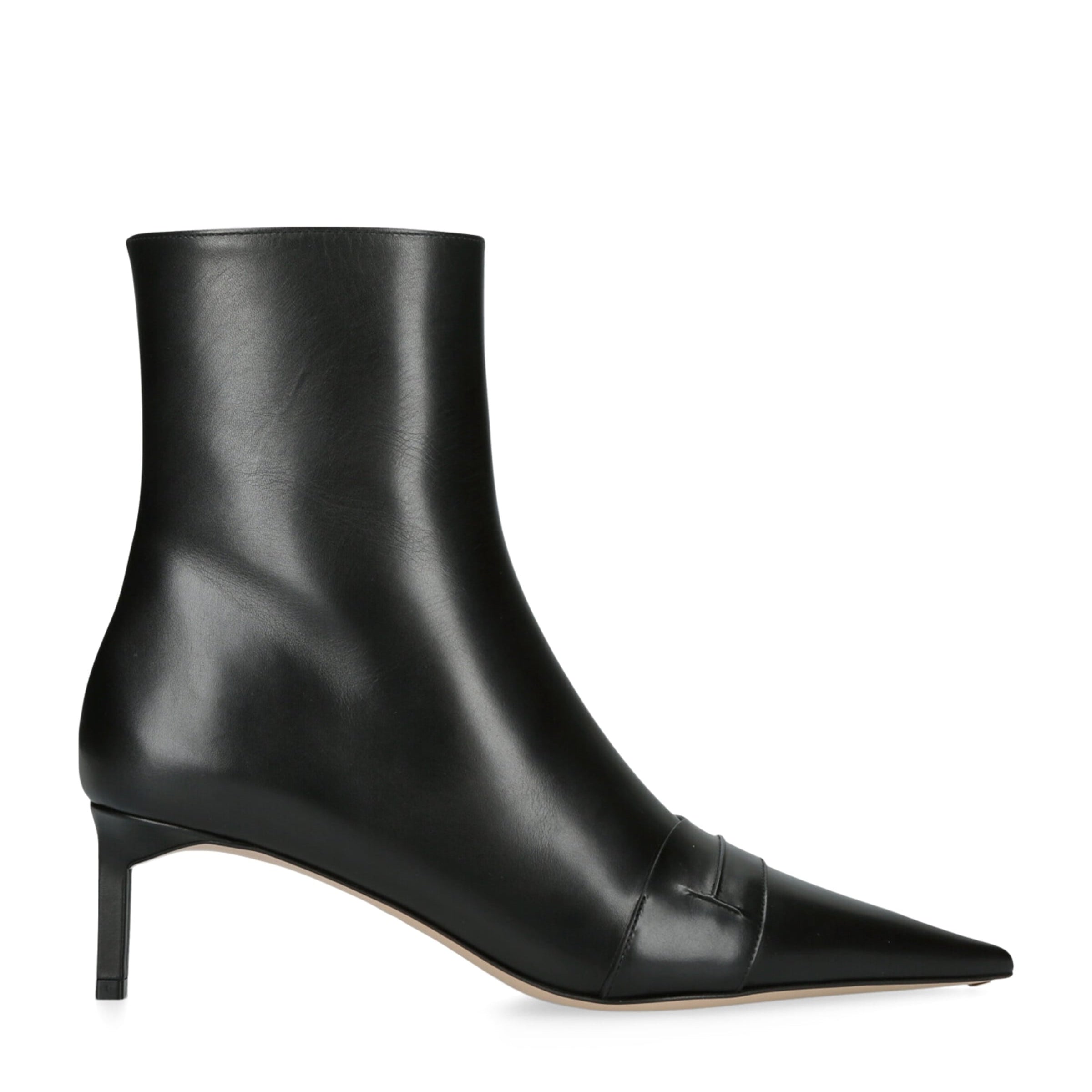 TOM FORD Black Leather Eva Ankle Boots 55