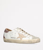 Golden Goose White Leather Super-Star Sneakers