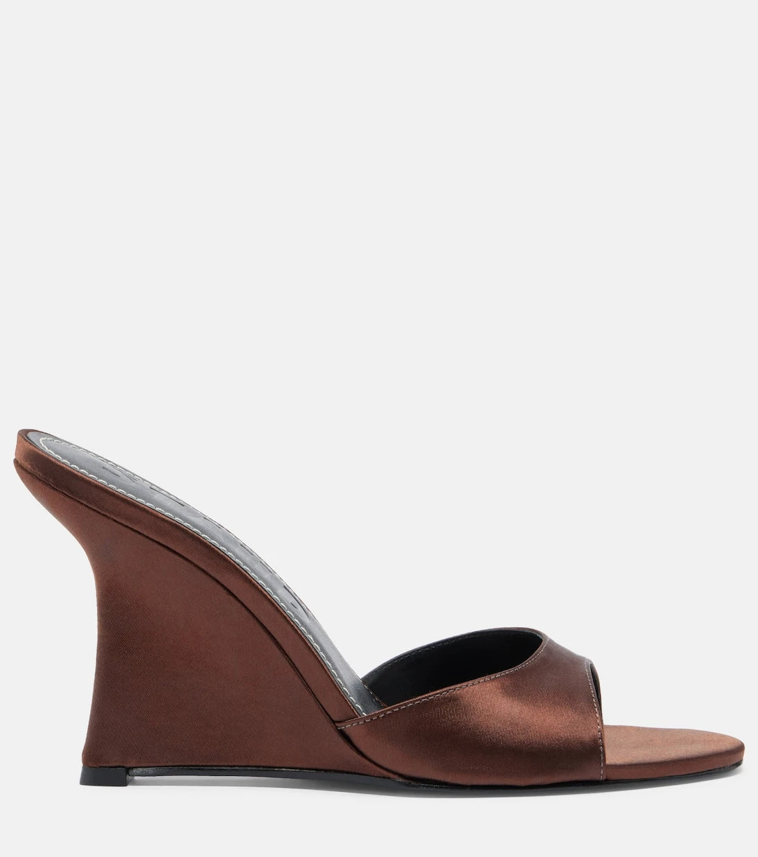 Staud - Brigitte satin wedge mules