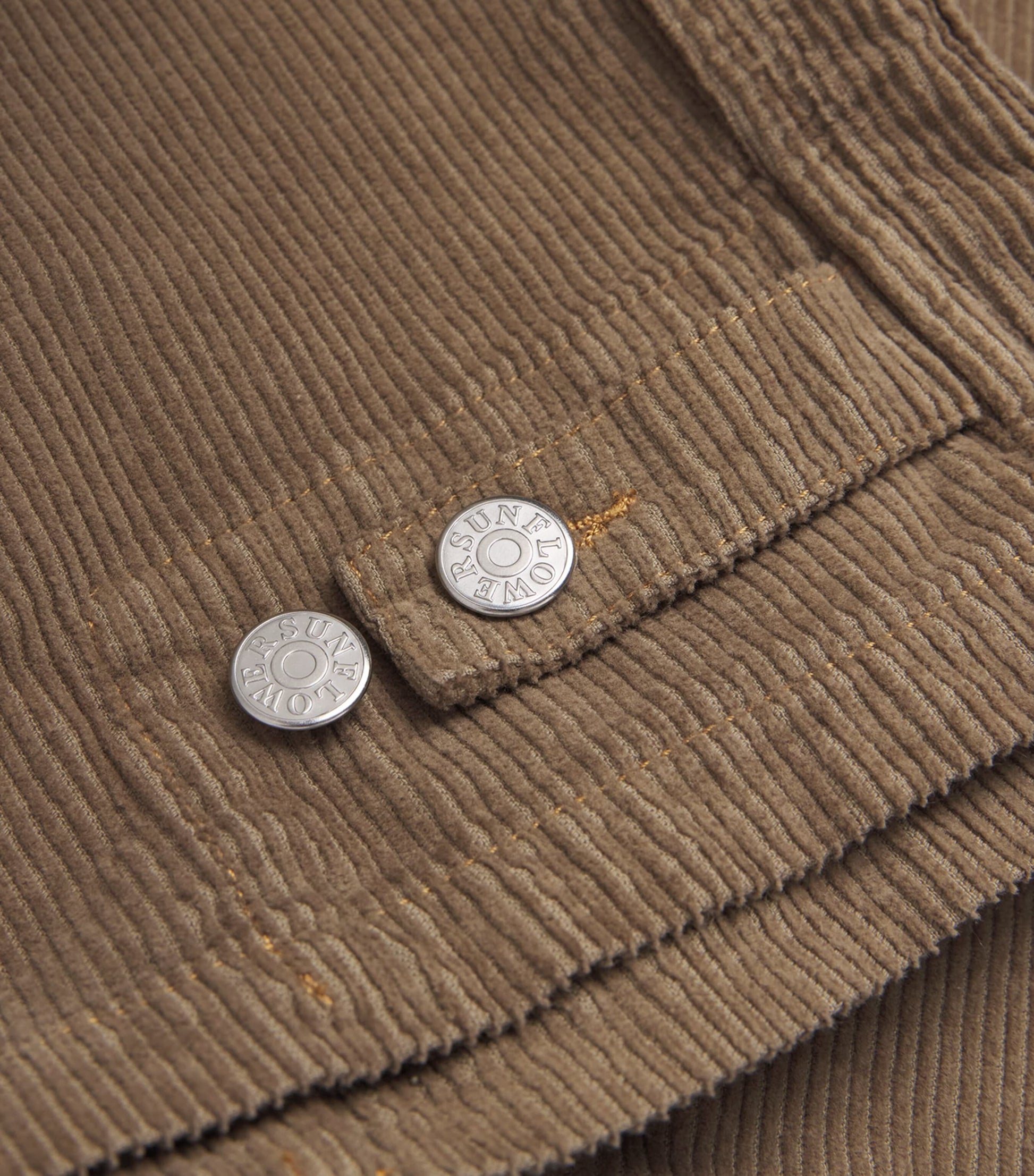 Sunflower Beige Cotton Corduroy Jacket