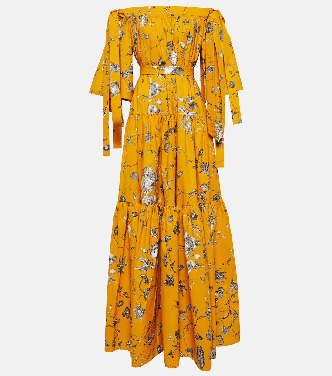 Erdem - Floral cotton maxi dress