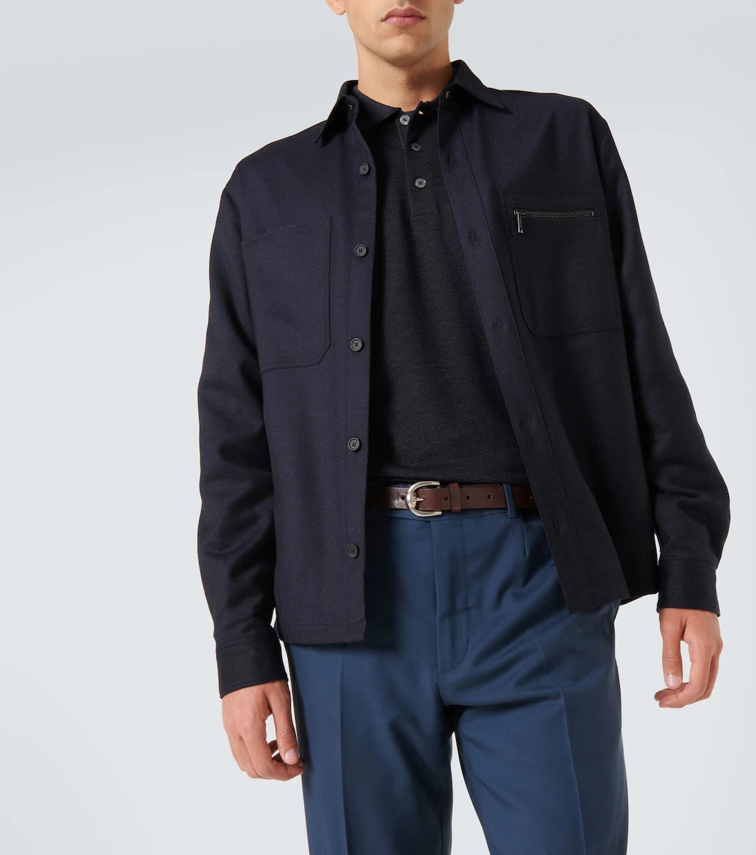 Zegna - Wool overshirt