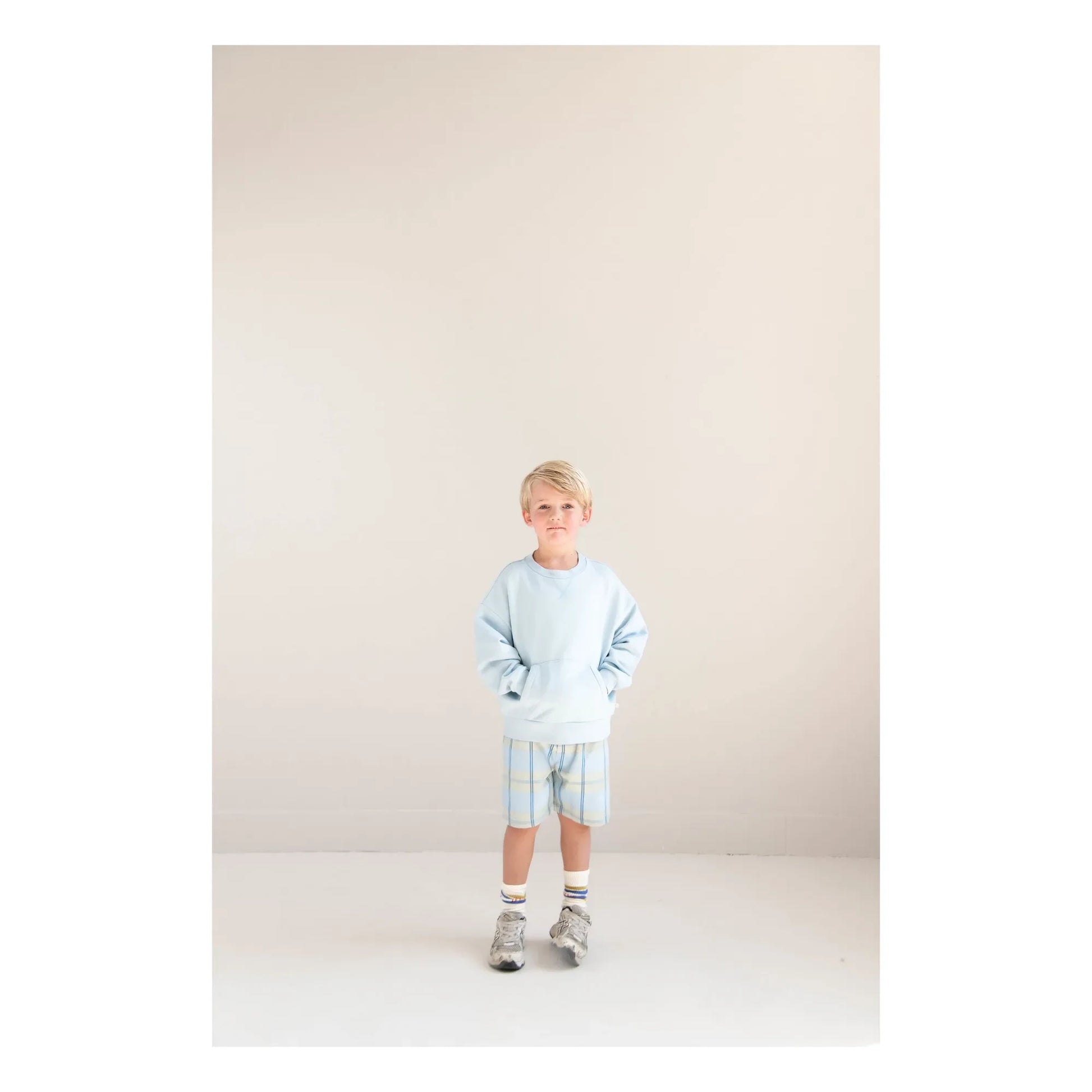 Jenest - Bo On My Way organic cotton sweatshirt | Light blue