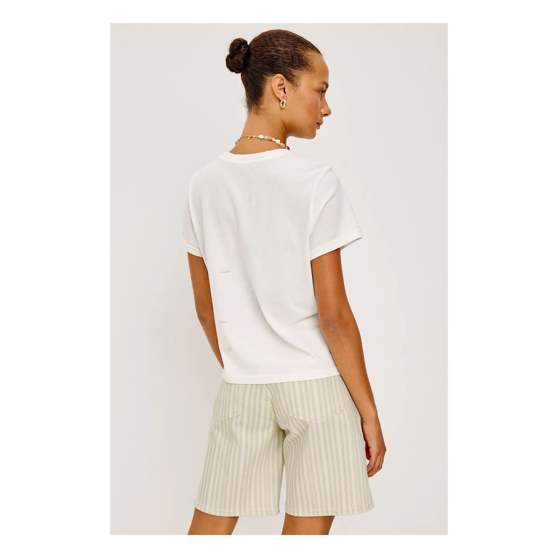 Rails - Classic Crew Cotton T-shirt | White