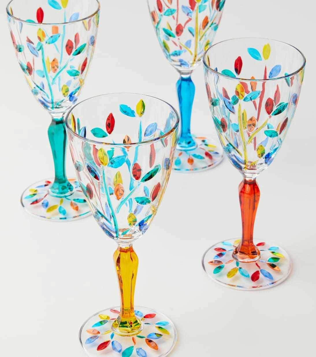 Les-Ottomans - Set of 4 crystal wine glasses