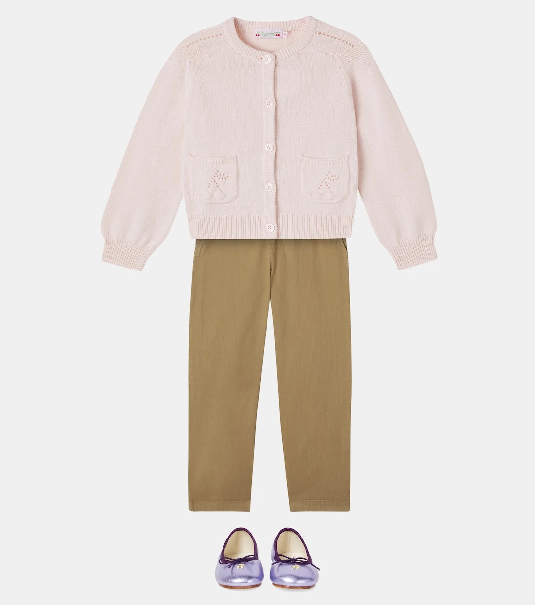 Bonpoint - Elisea open-knit cotton cardigan