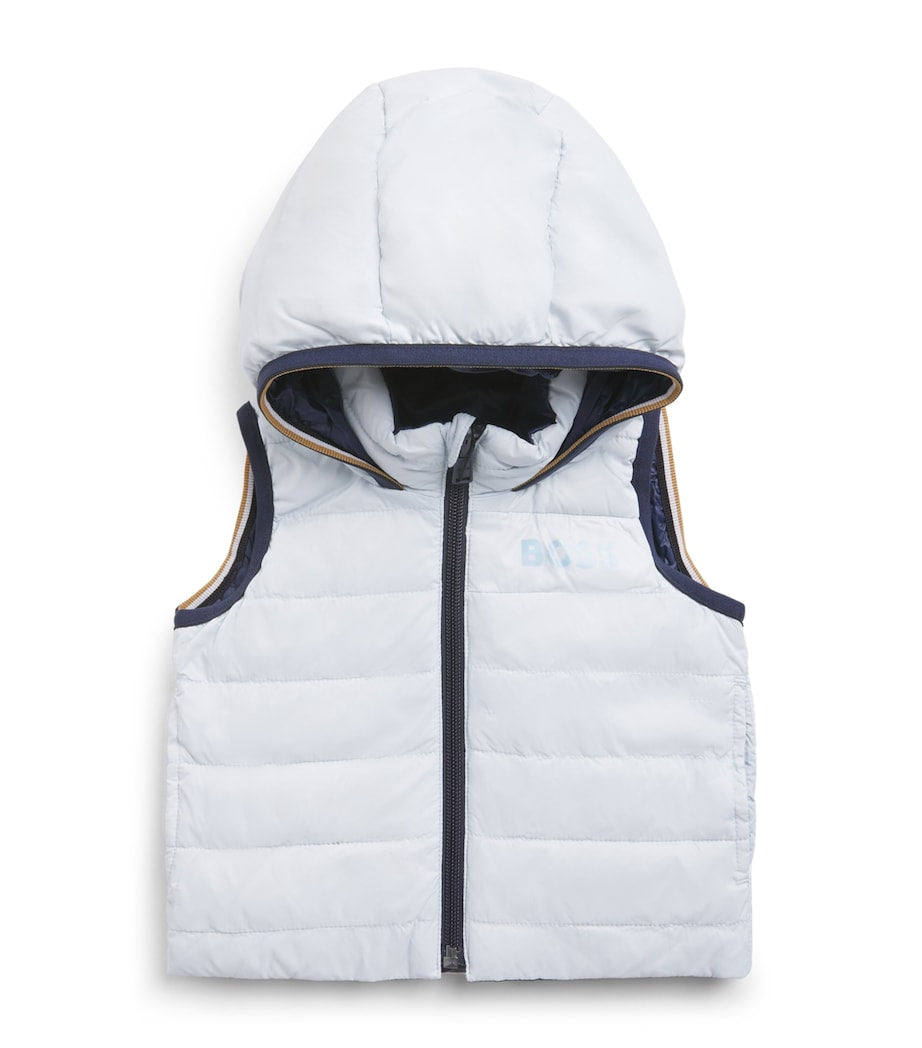 BOSS Kidswear Reversible Puffer Gilet (3-18 Months)