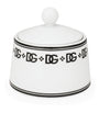 Dolce & Gabbana Casa Porcelain DG Logo Sugar Bowl