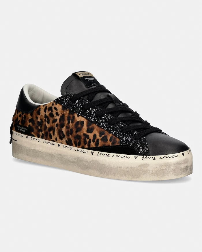 Crime London DISTRESSED PLATFORM маратонки дамски от кожа