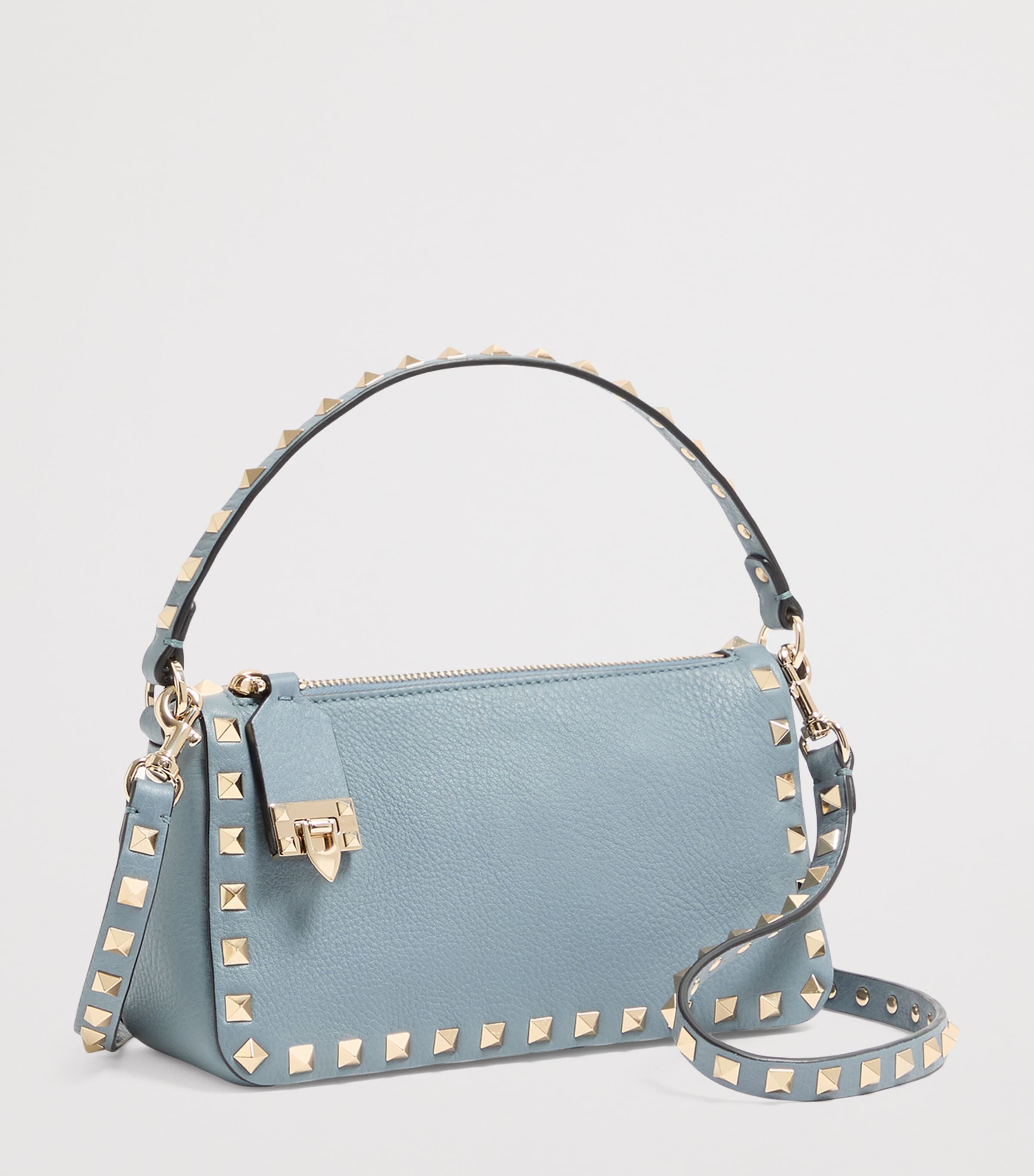 Valentino Garavani Small Leather Rockstud Shoulder Bag