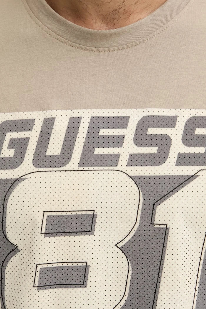 Памучна тениска Guess OPA
