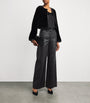 Leather Alana Wide-Leg Trousers
