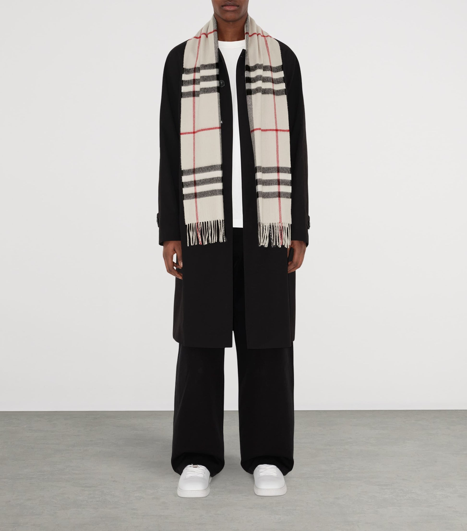 Cashmere Check Scarf