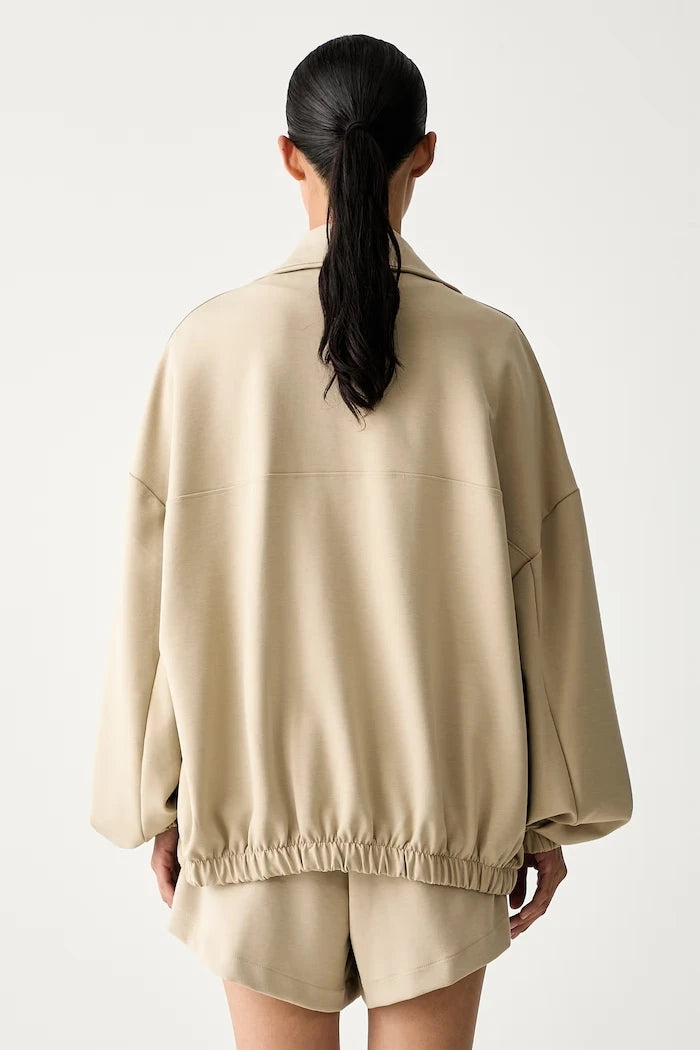 adidas Originals fermuarlı kadın sweatshirt, lyoselli