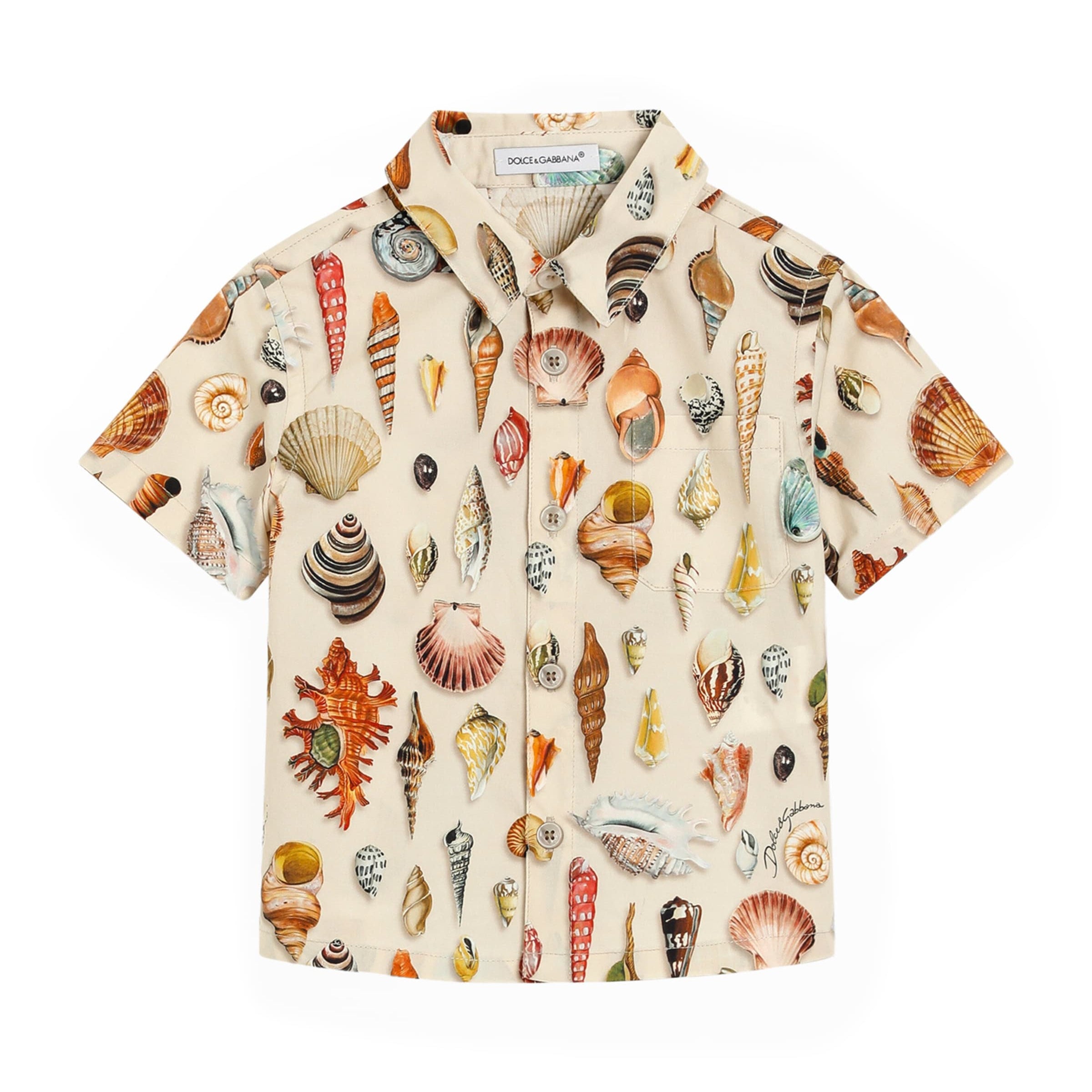 Dolce & Gabbana Kids Cotton Printed Shirt (3-36 Months)