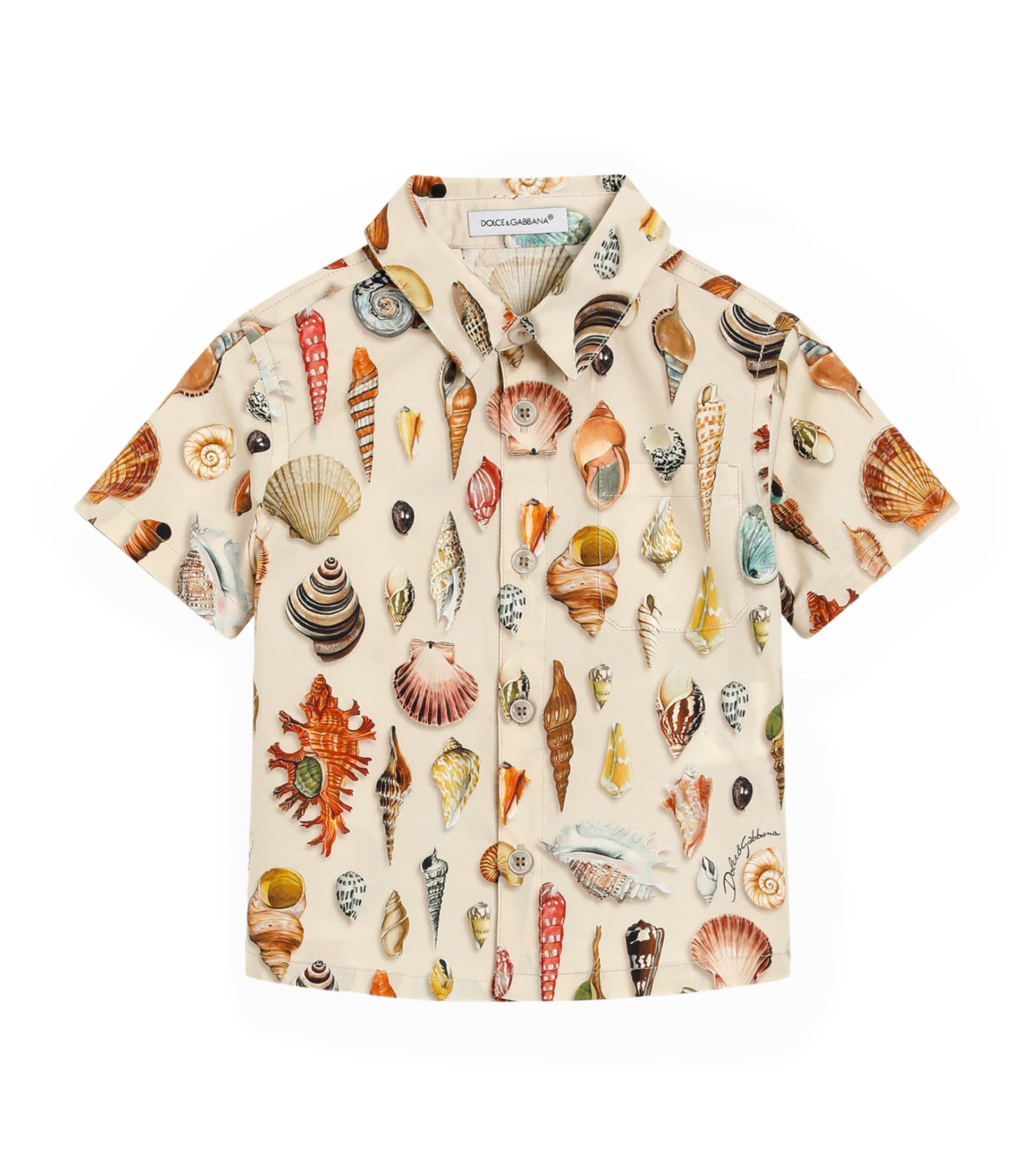 Dolce & Gabbana Kids Cotton Printed Shirt (3-36 Months)