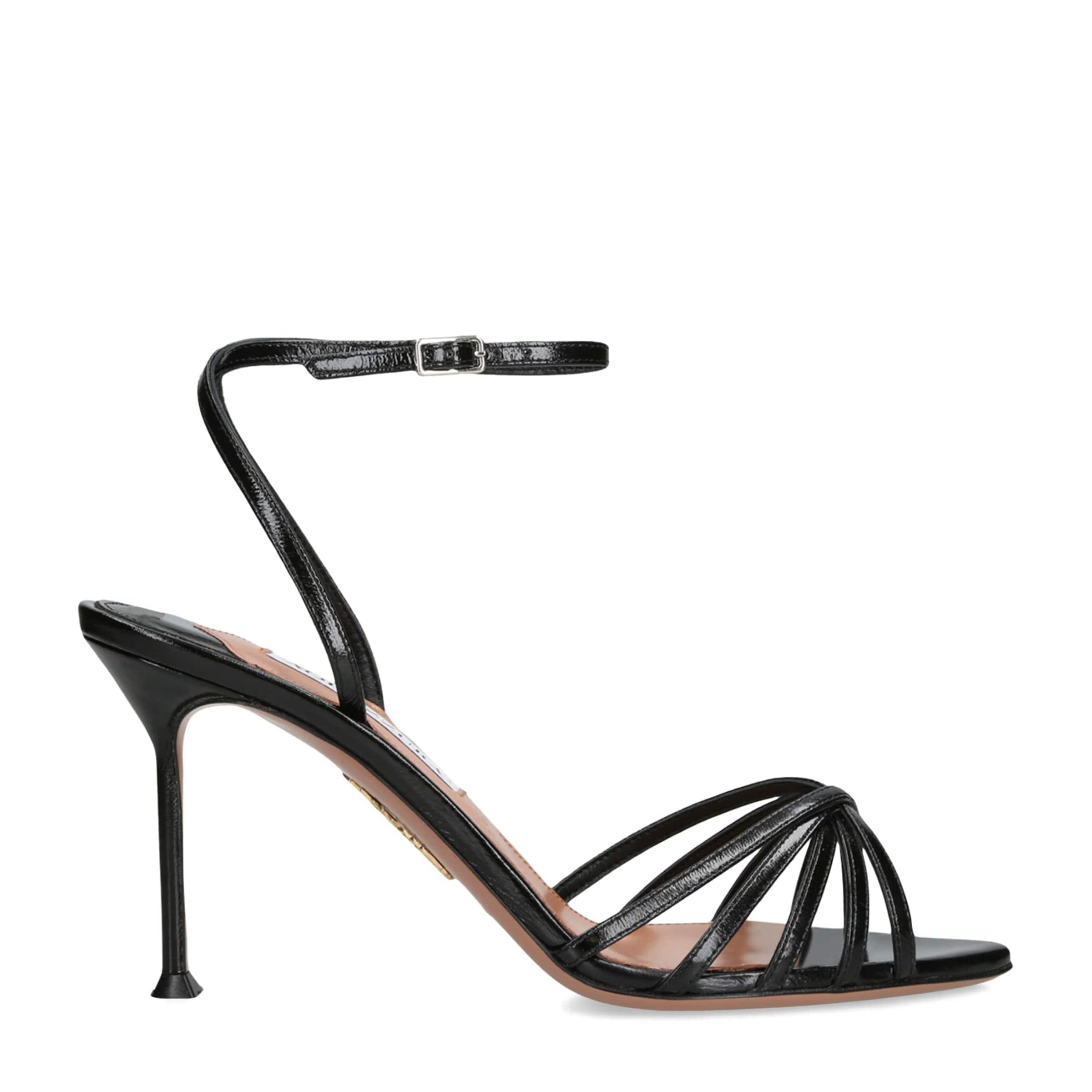 Aquazzura Leather Tell Me Sandals 85