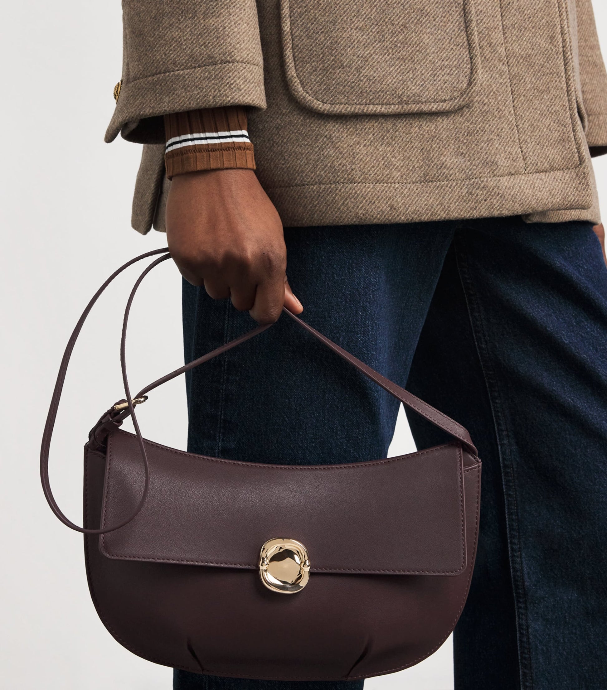 Claudie Pierlot Leather Shoulder Bag