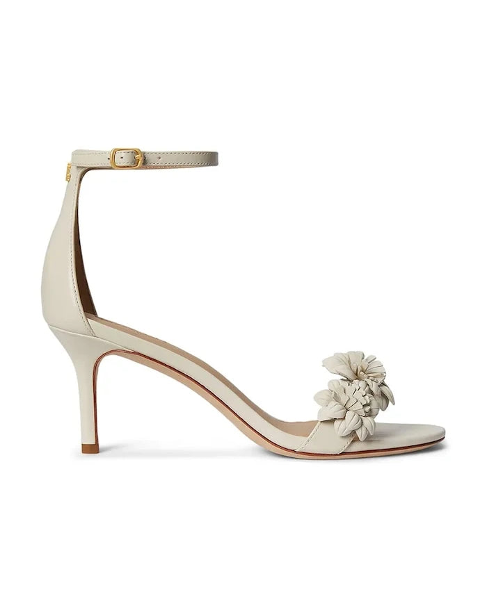 Lauren Ralph Lauren Topuklu Deri Sandalet Allie M Flwr