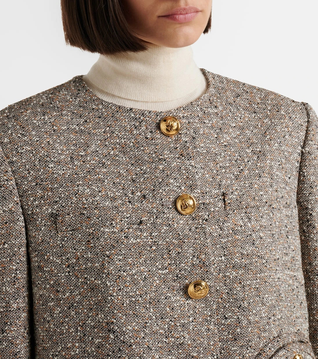 Blazé Milano - Shamo linen-blend tweed jacket