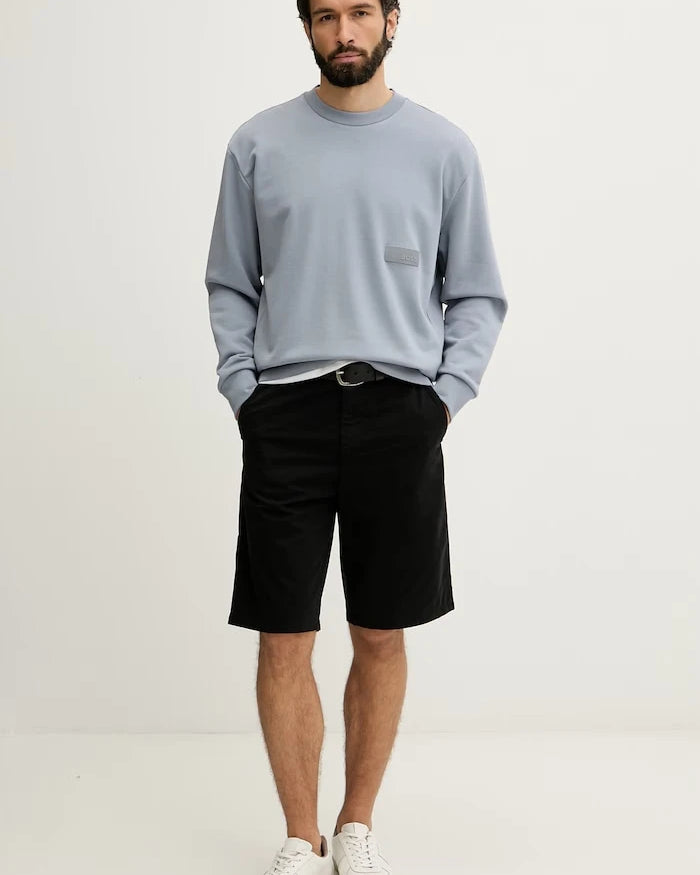 BOSS Green Erkek Pamuklu Sweatshirt SW_Crewneck