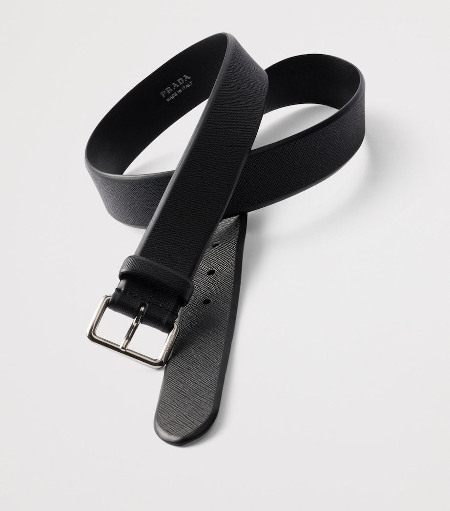 Saffiano Leather Belt