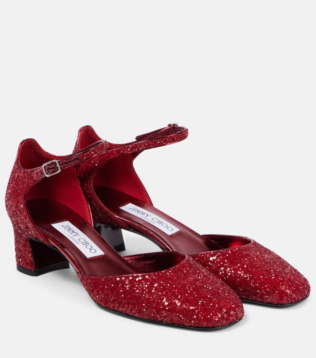 Jimmy Choo - Pixie 45 glitter pumps