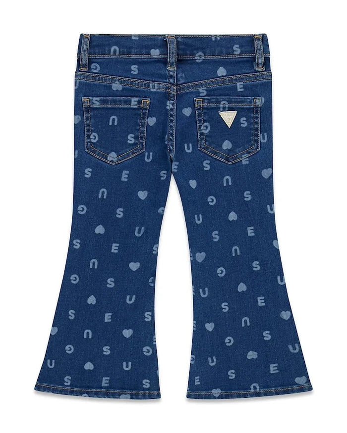 Guess çocuklar için flare kot pantolon