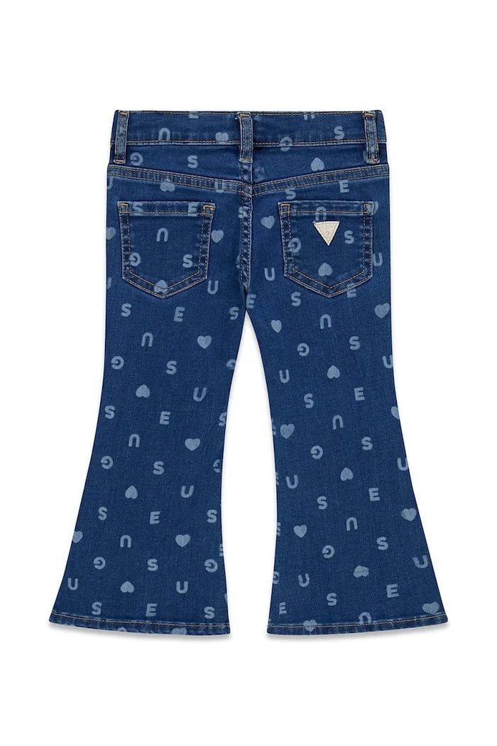 Guess çocuklar için flare kot pantolon
