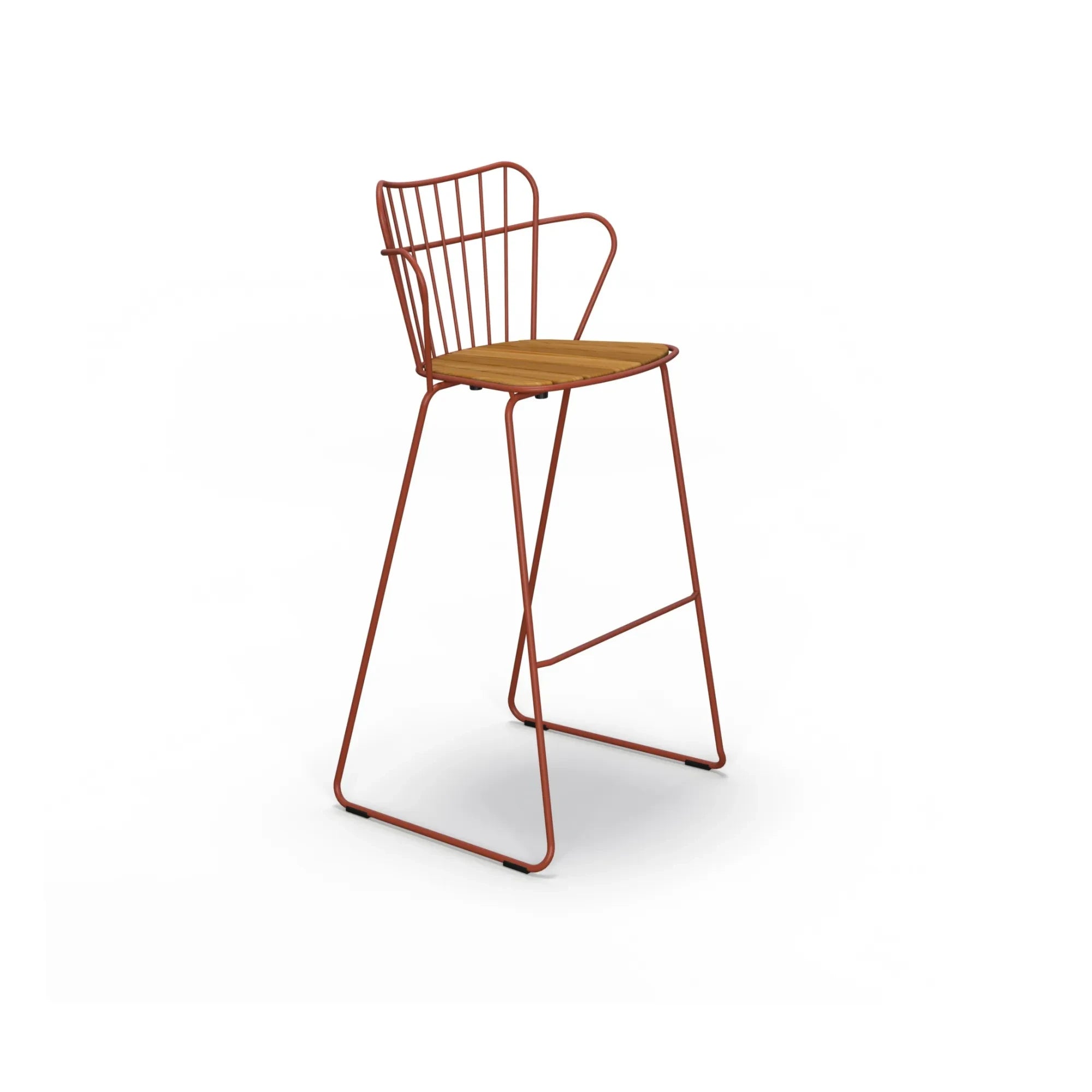 Houe - Paon Outdoor Bar Stool | Paprika