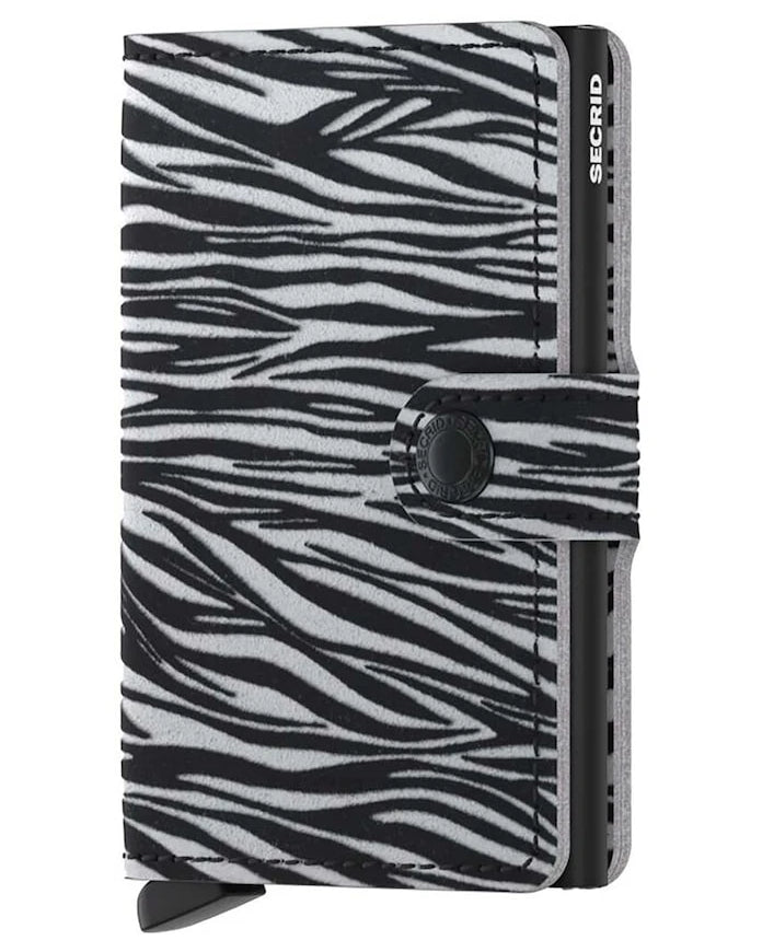 Secrid Miniwallet Zebra Açık Gri Cüzdan