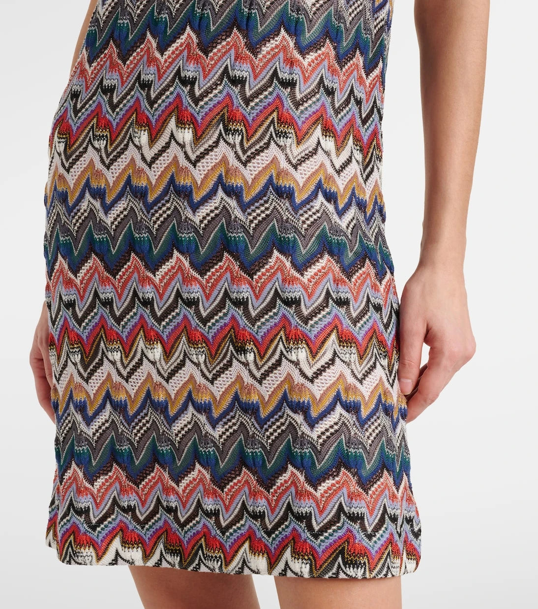 Missoni - Zigzag lamé minidress