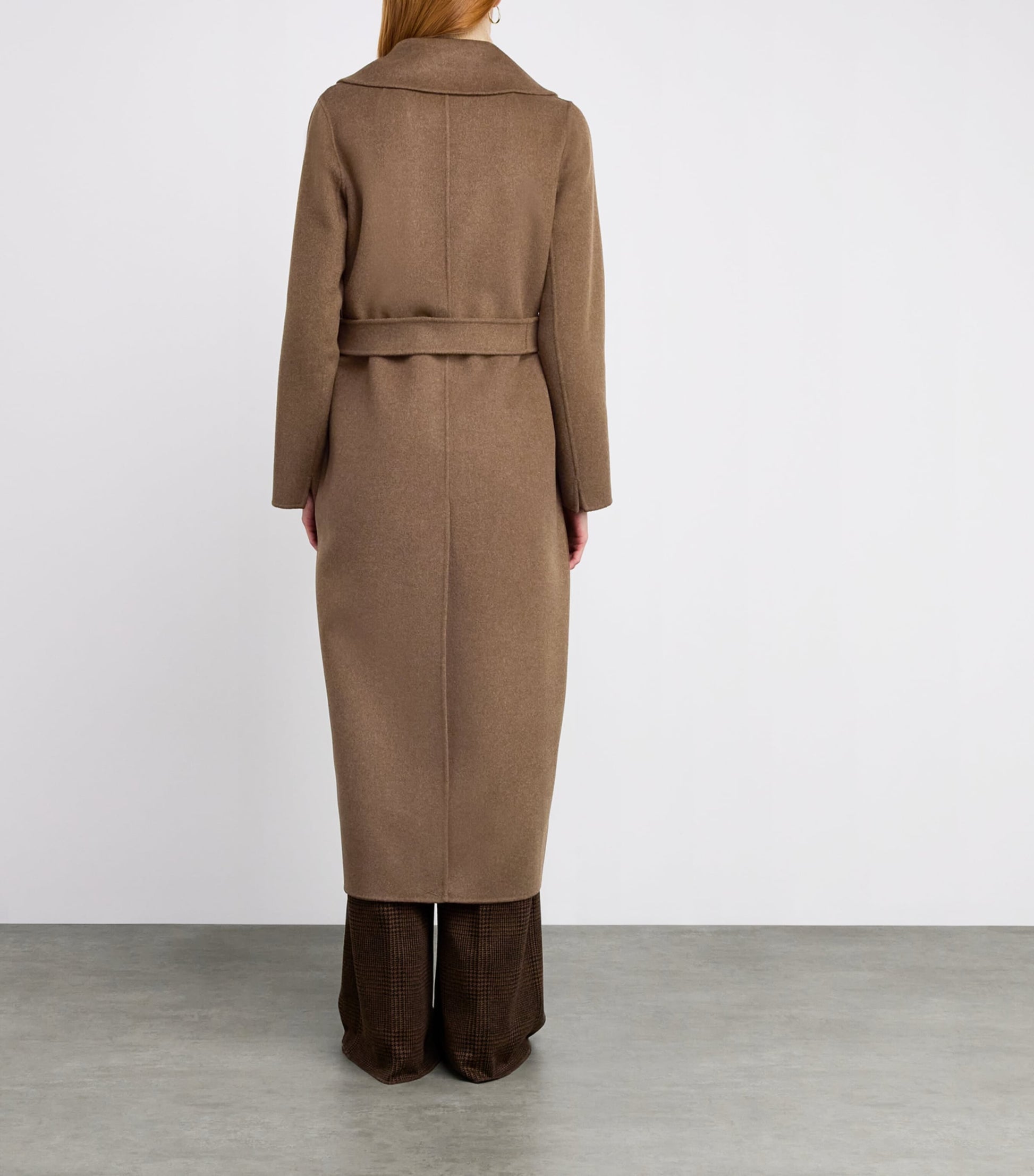 Max Mara Virgin Wool Wrap Coat