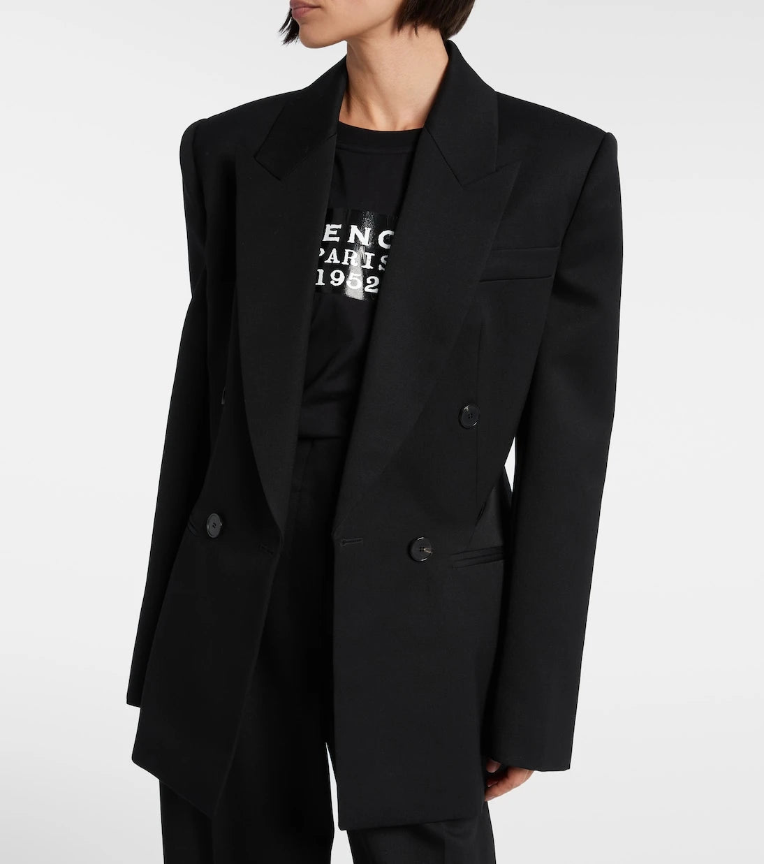 Givenchy - Cutout wool blazer