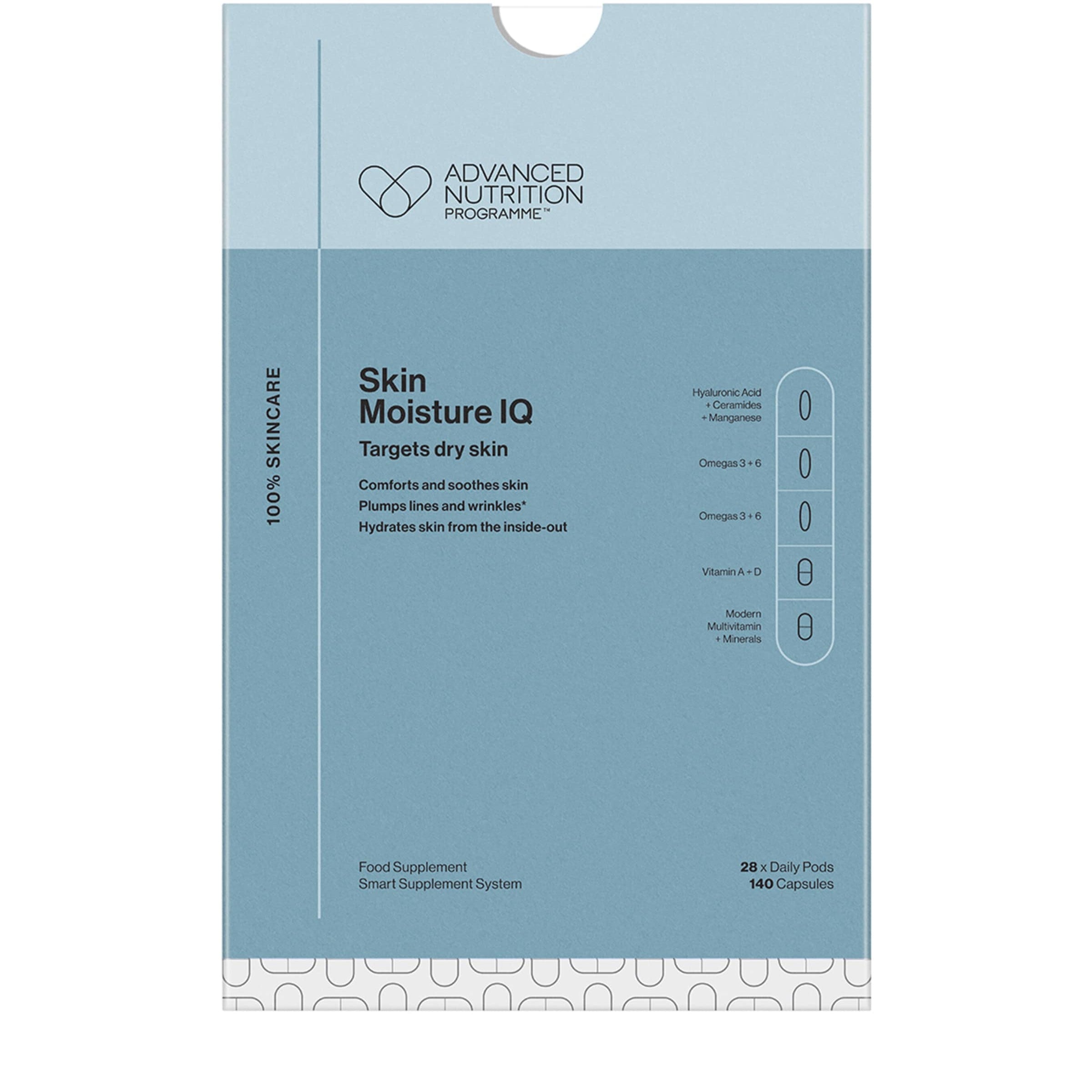 Advanced Nutrition Programme Skin Moisture IQ (140 Capsules)
