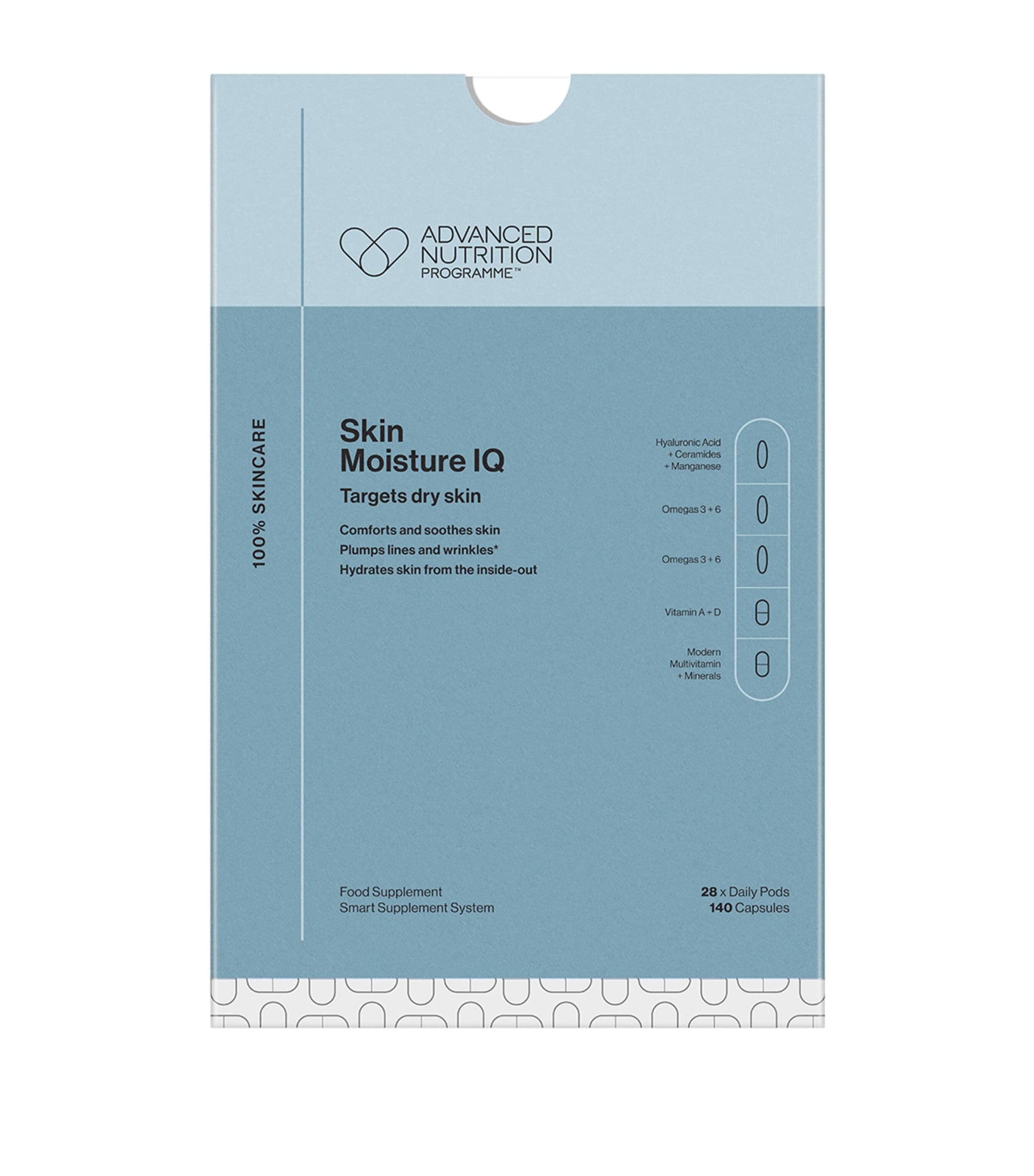 Advanced Nutrition Programme Skin Moisture IQ (140 Capsules)