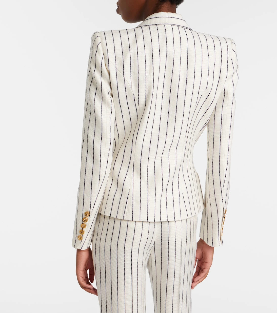 Balmain - Pinstripe double-breasted blazer