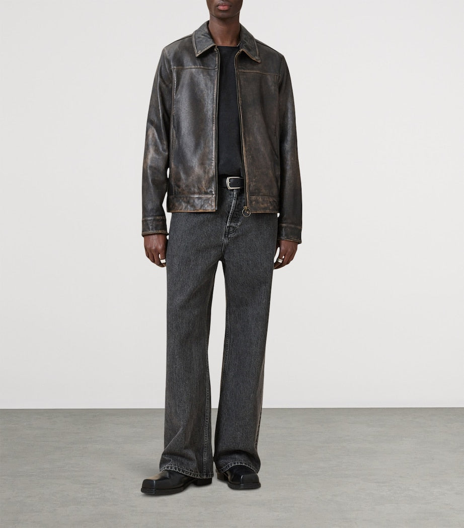 Black Alkan Leather Jacket