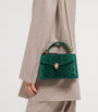 Green Karung Leather Serpenti Forever Top-Handle Bag