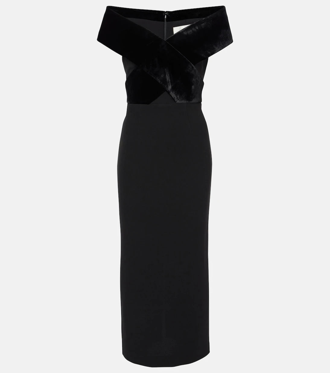 Roland Mouret - Off-shoulder velvet gown