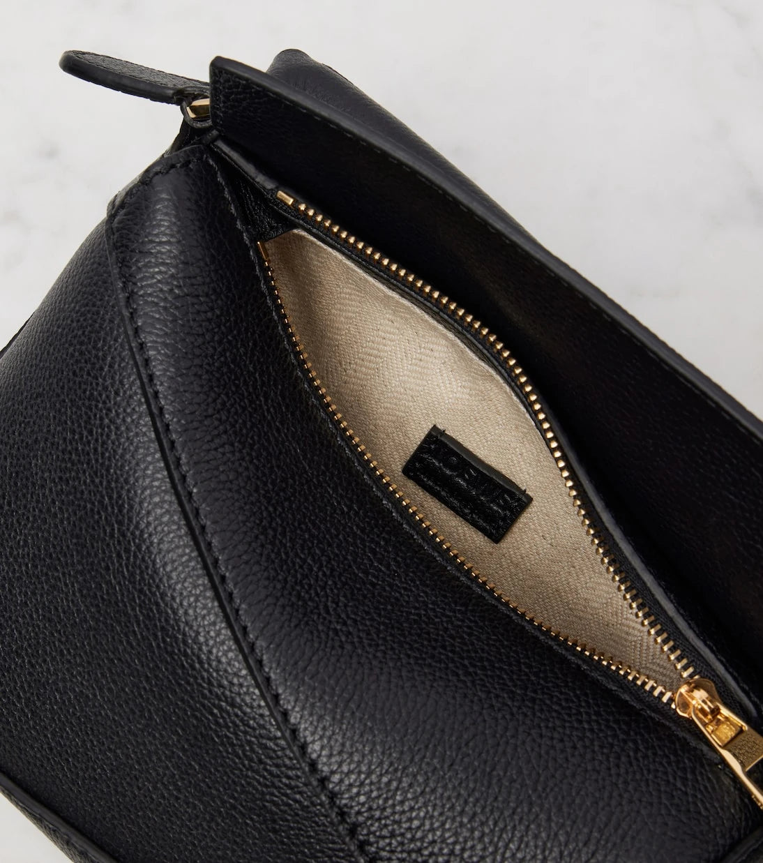 Loewe - Puzzle Edge Mini leather tote bag