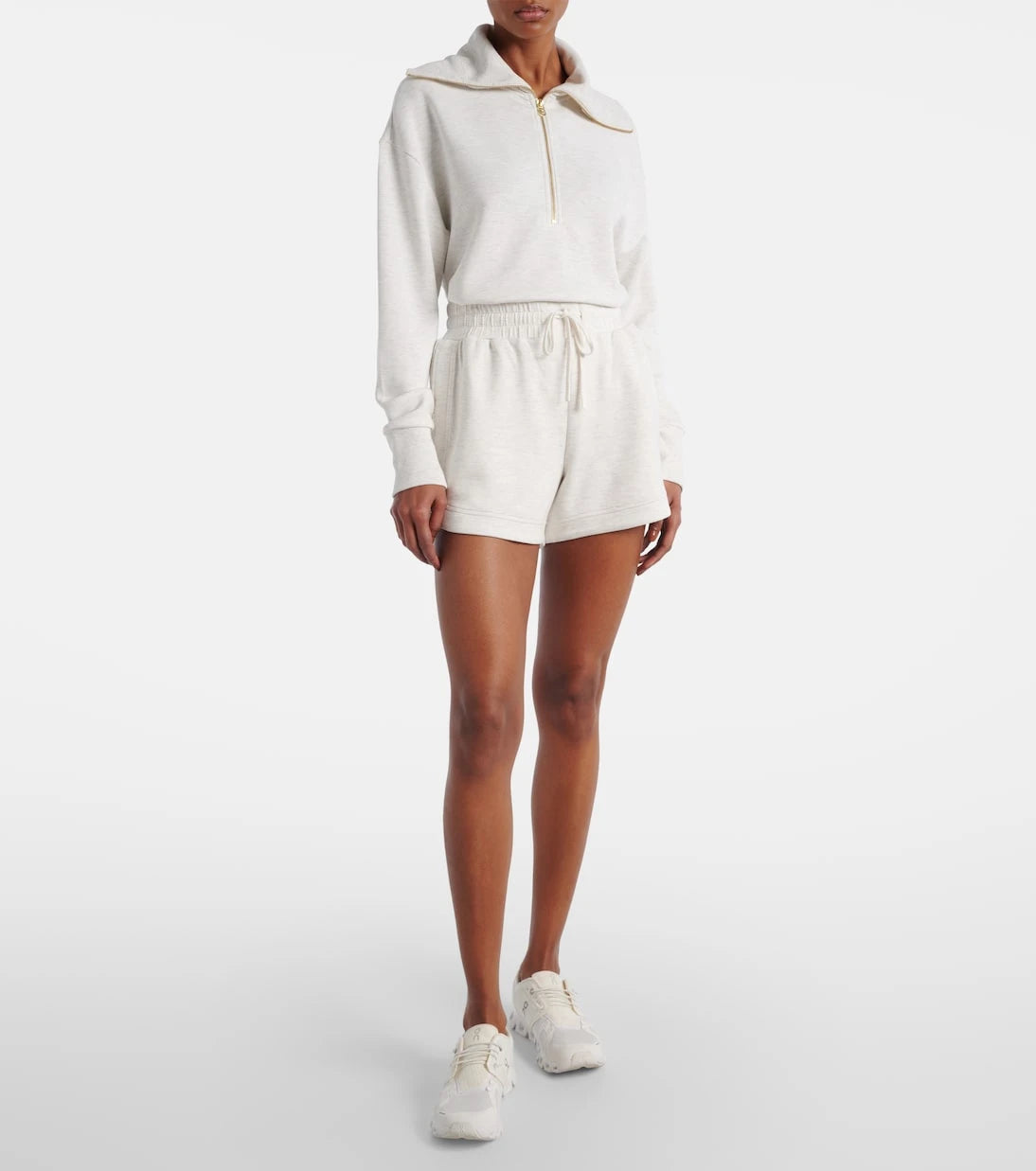 Varley - Larson jersey zip-up sweatshirt