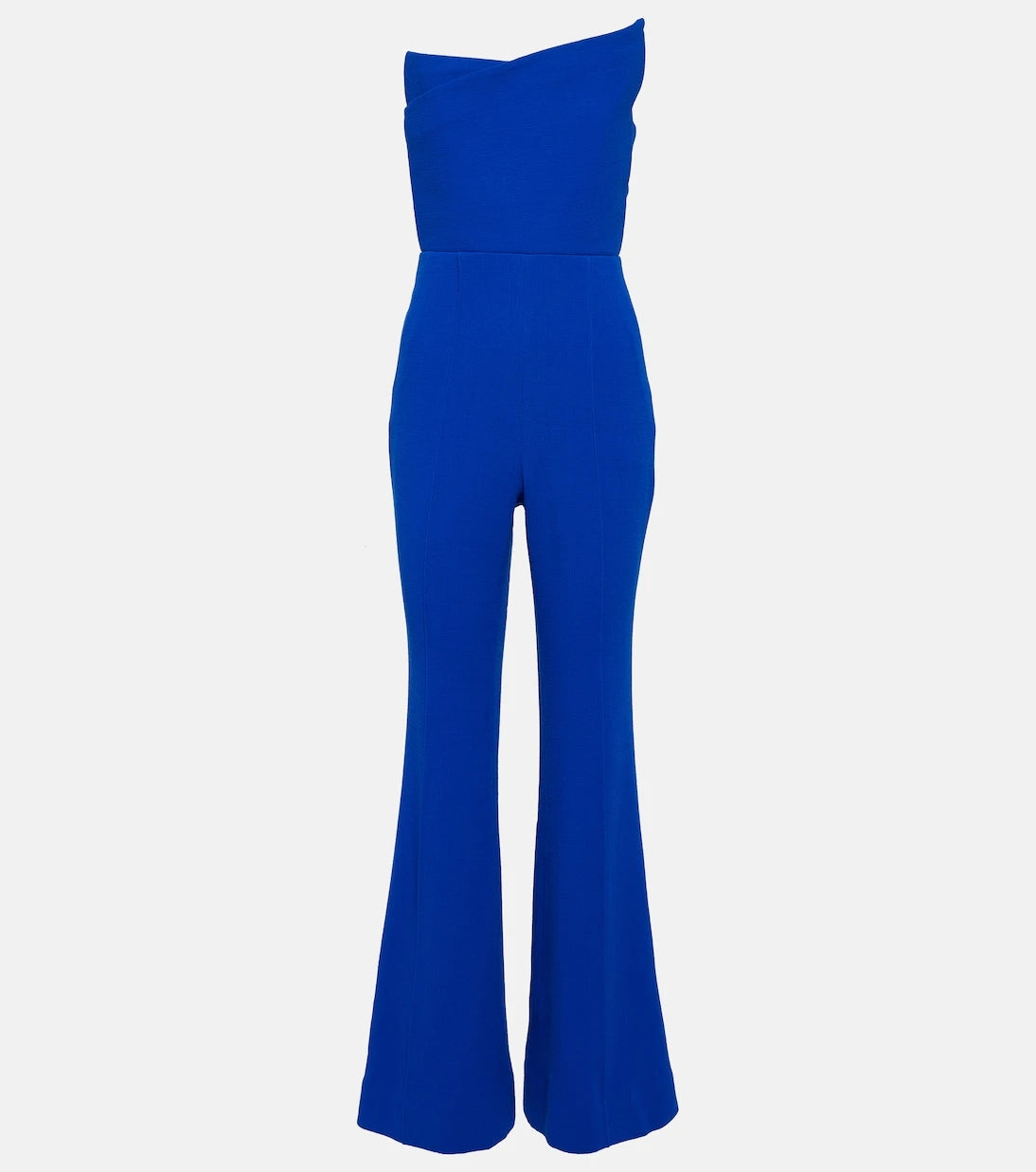 Roland Mouret - Asymmetric wool crêpe jumpsuit