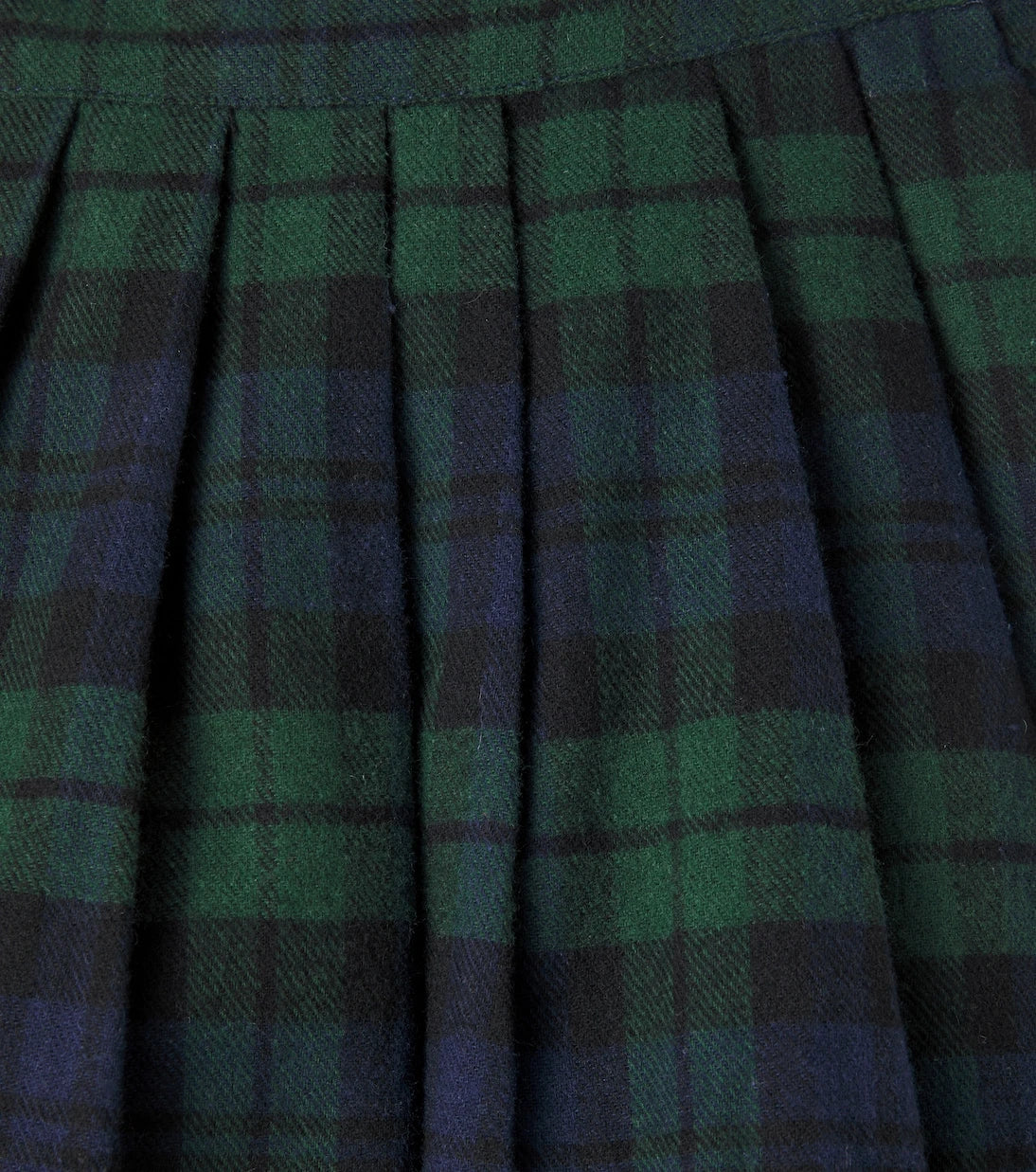 C'era Una Volta - Benedetta plaid pleated cotton skirt