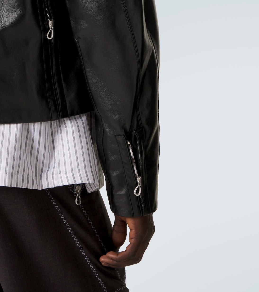 Kiko Kostadinov - Lur leather jacket
